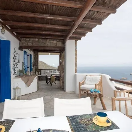 Apt With Amazing Balcony View Of Mykonos Agios Sostis  Exterior foto