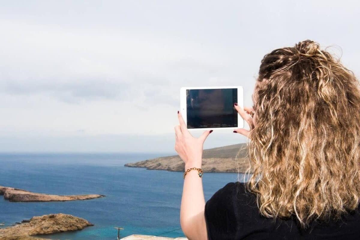With Amazing Balcony View Of Mykonos Apartment