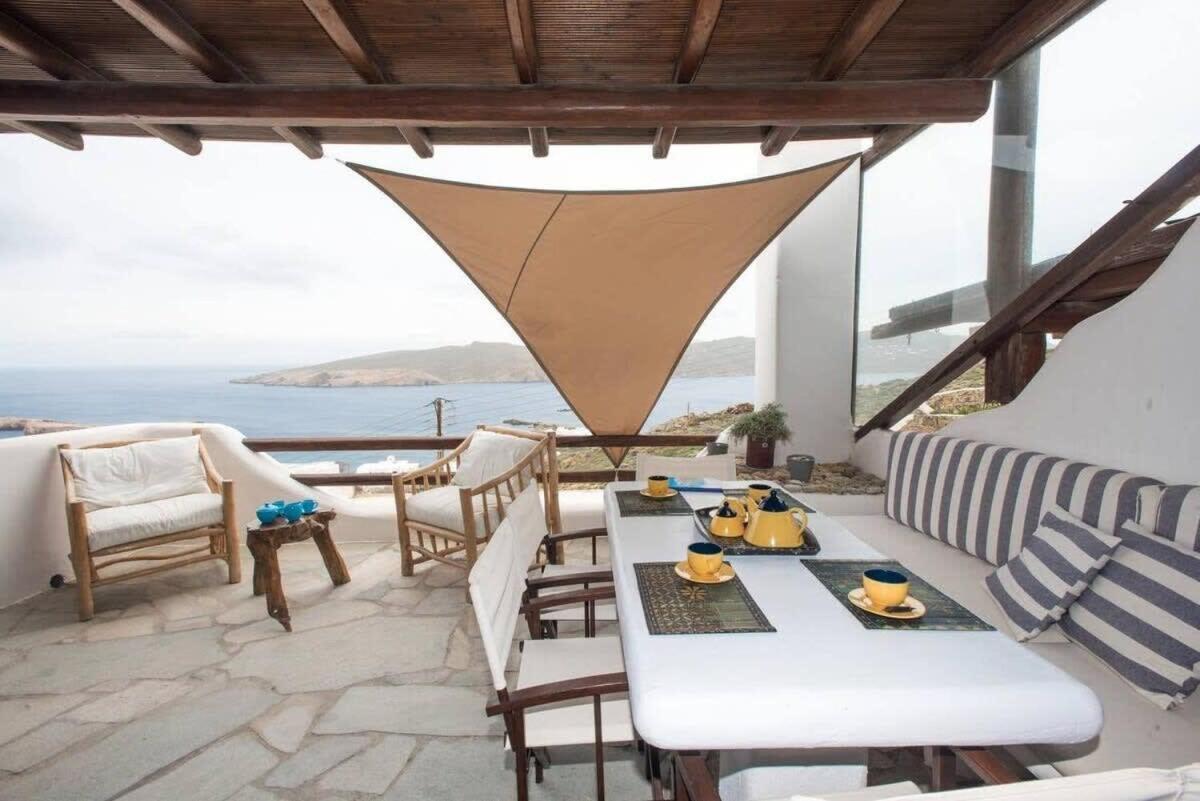 Apartment With Amazing Balcony View Of Mykonos *